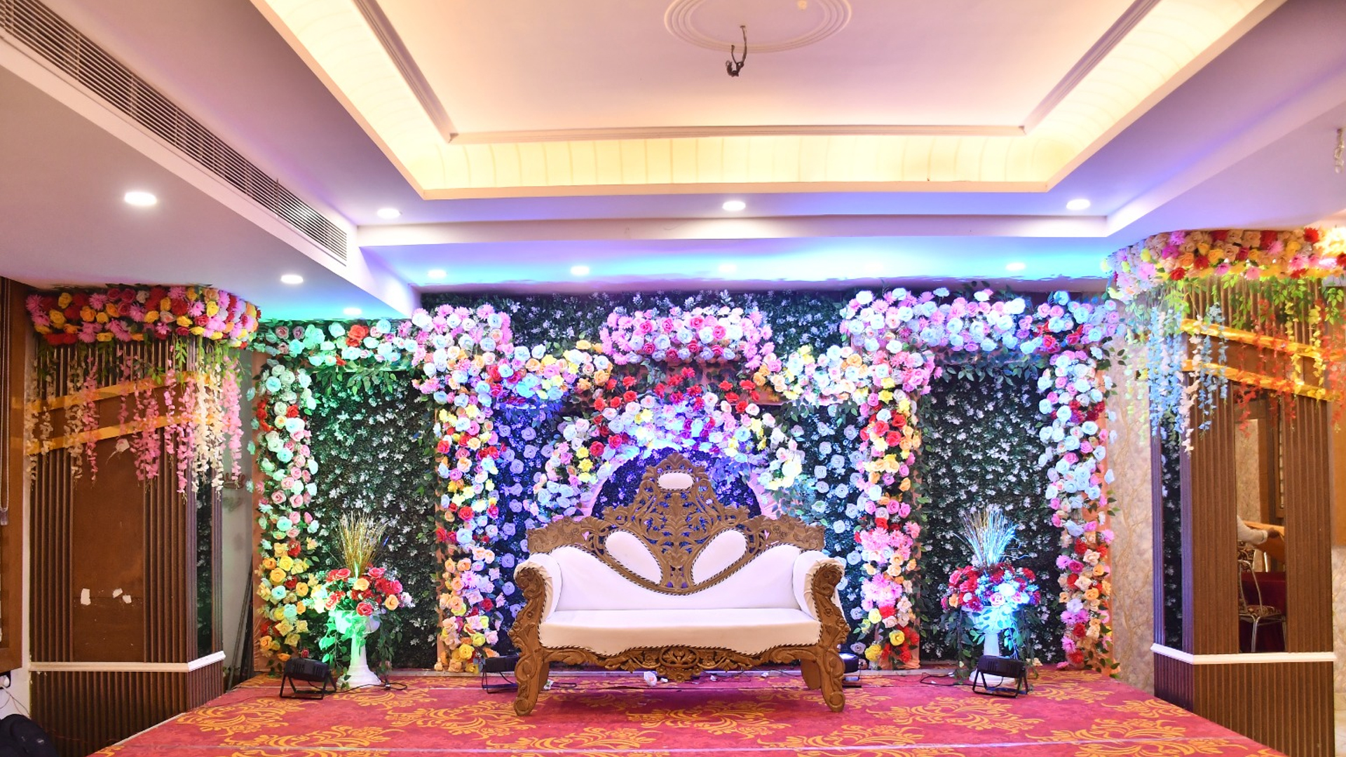 Deluxe Swimming Pool Area Of One Of The Best 5 Star Hotels In India, Royal Chandra Hotel